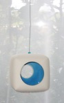 Hanging Candle Holder- Cube - Outdoor/Indoor - Blue